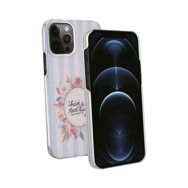 Vivanco Special Edition Clear Cover Apple iPhone 12 / 12 Pro Have A Nice Day 3