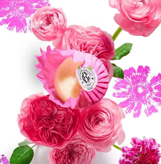 Roger & Gallet Promo Pack Rose Set Soap Αναζωογονητικά Σαπούνια με Άρωμα Τριαντάφυλλο, 3x100gr 2