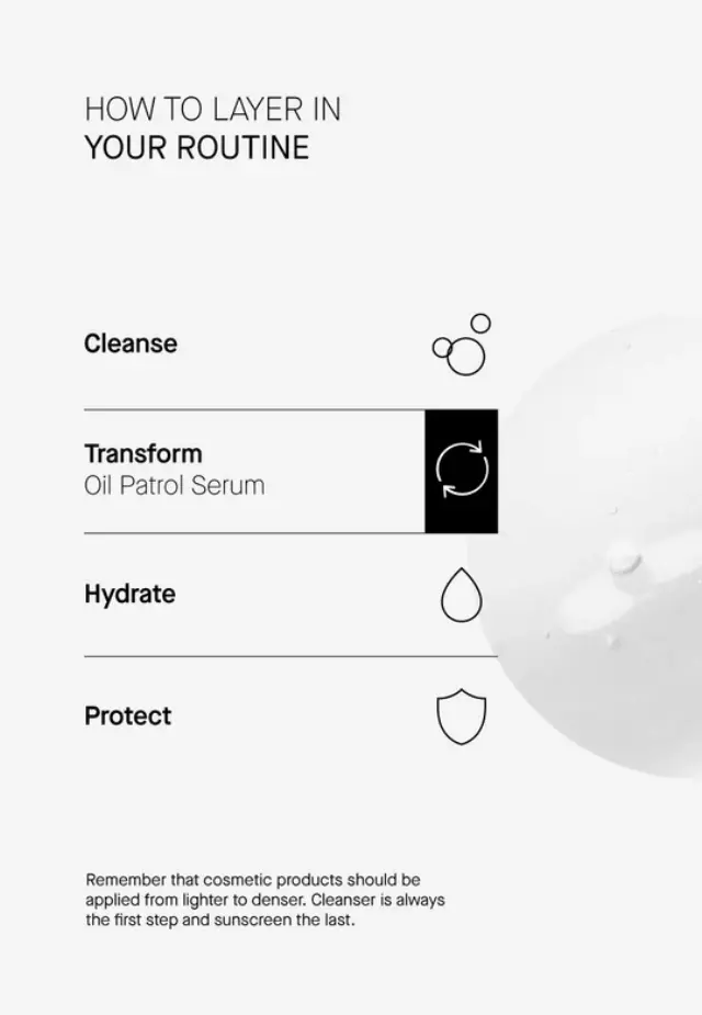 Niche Beauty Lab - Transparent Lab - Oil Patrol Serum 30ml 3