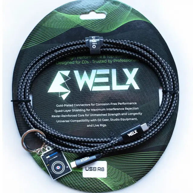 WELX Premium USB-C to Thunderbolt 4 (40Gpbs) – 1.5m (R8)