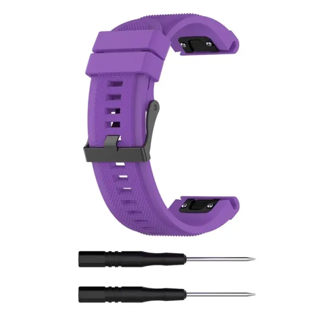QuickFit Λουράκι για Garmin Fenix 3/5x/3hr/5x Plus/6x/6x Pro/7x/8/9 (51mm)- Purple OEM