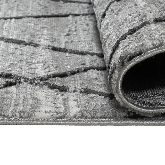 Χαλί 160x230 Beauty Home Serena Art 9840 Grey P.P.Heat Set-Shrink Polyester 3