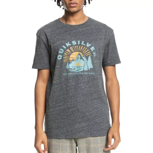 QUIKSILVER MOUNTAIN SIDE SS ΑΝΔΡΙΚΗ ΜΠΛΟΥΖΑ - KTAH GREY