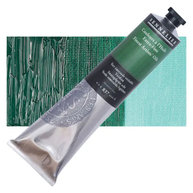 Sennelier Λάδι Finest Artists Oil 837 Viridian - 200ml