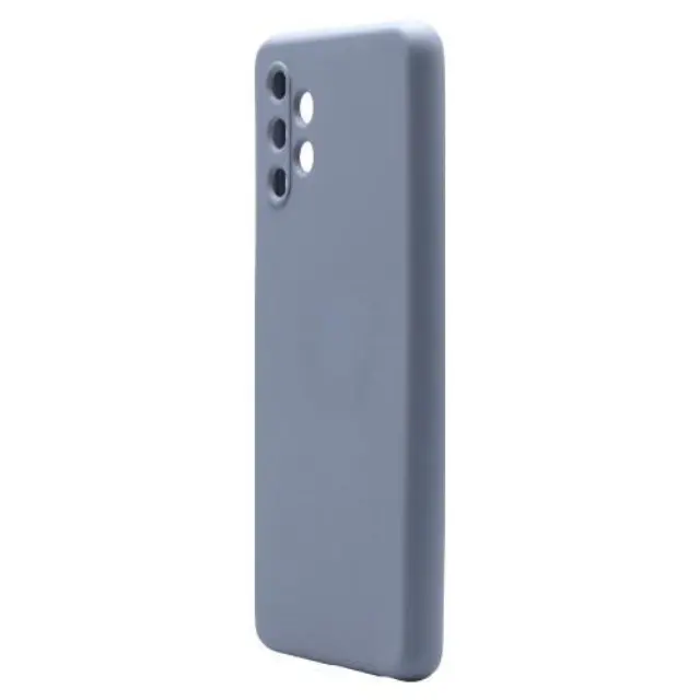 Θήκη Liquid Silicon inos Samsung Galaxy A32 4G L-Cover Γκρι-Μπλε N55583