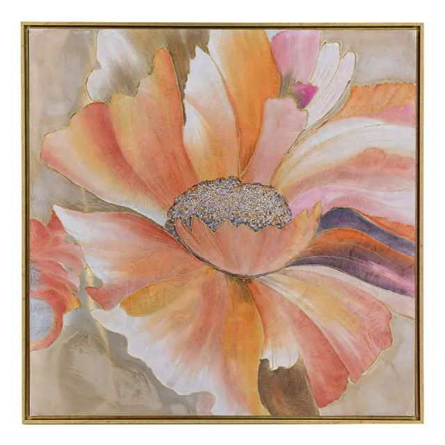 Πίνακας Καμβάς Λουλούδι 80x80cm 3-90-859-0127