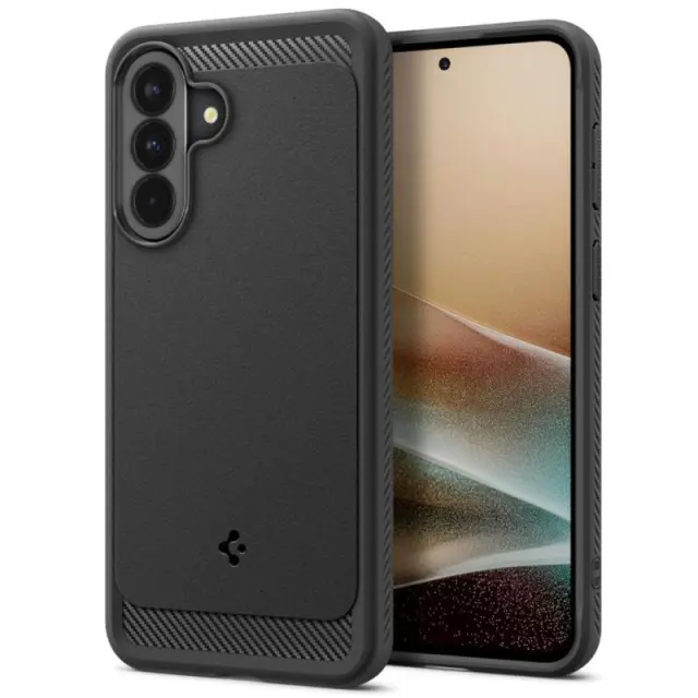 Θήκη Soft TPU Spigen Samsung Galaxy A57 5G Rugged Armor Μαύρο N70765