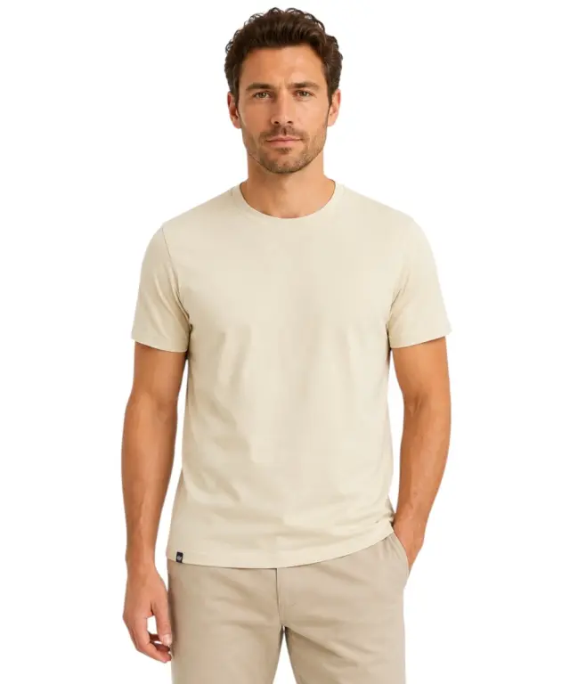 Norway Nautical School - Ανδρικό T-shirt Κοντομάνικο 846061-BEIGE Μπεζ 3