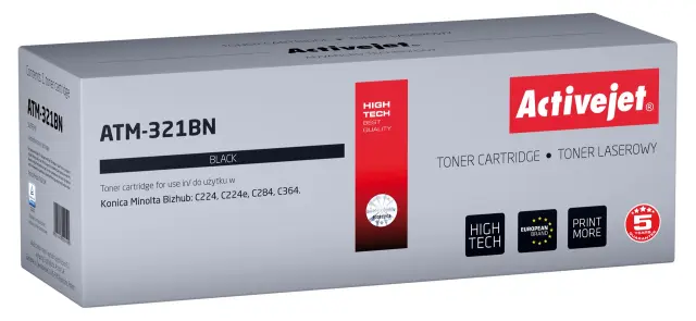 Activejet ATM-321BN Toner (replacement for Konica Minolta TN321K Supreme 27.000 pages black)
