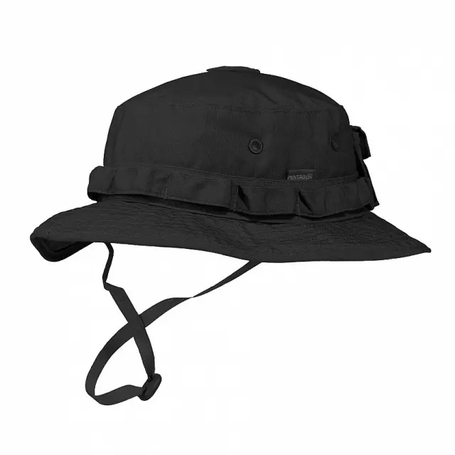 Pentagon Jungle Hat-Καπέλο Παραλλαγής για Τακτική Χρήση - 01-Black-Μαύρο