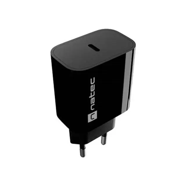 Natec Φορτιστής Ribera NUC-2395 20W USB-C Black (NUC-2395)