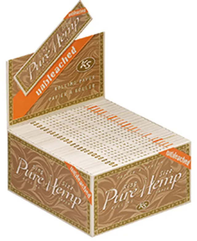 Pure Hemp Unbleached Χαρτάκια - Ακατέργαστο - King Size 50τεμ.