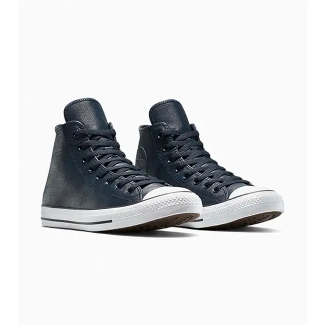 Converse Men's Chuck Taylor All Star HI Leather Μπλε Σκούρο A13276C (Converse) 3