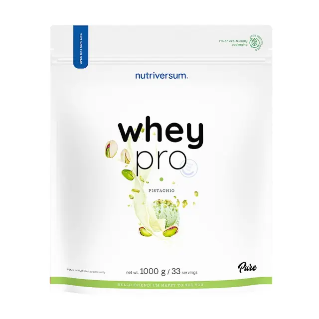 Nutriversum Whey PRO - PURE Pistachio, 1000 g