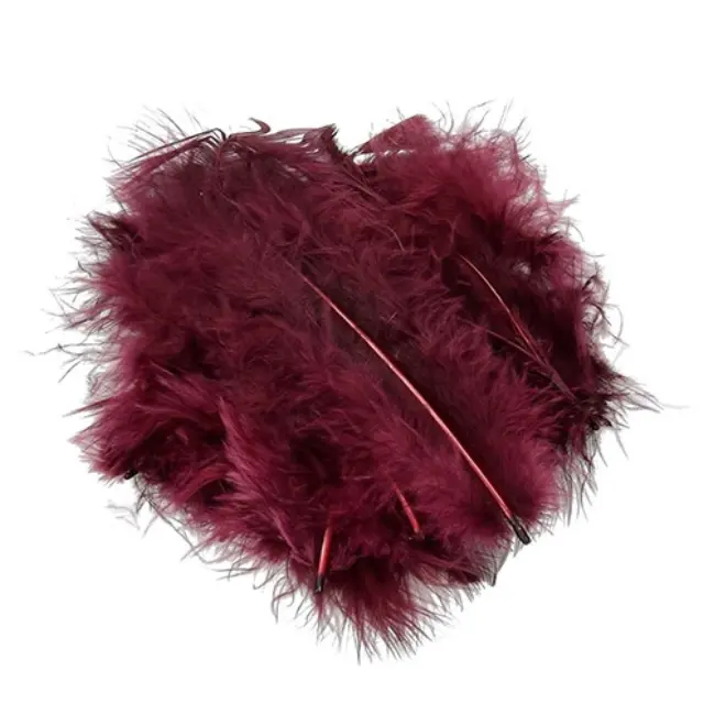 Φτερά Marabou Wine - 10-12cm ~2g ~20τεμάχια