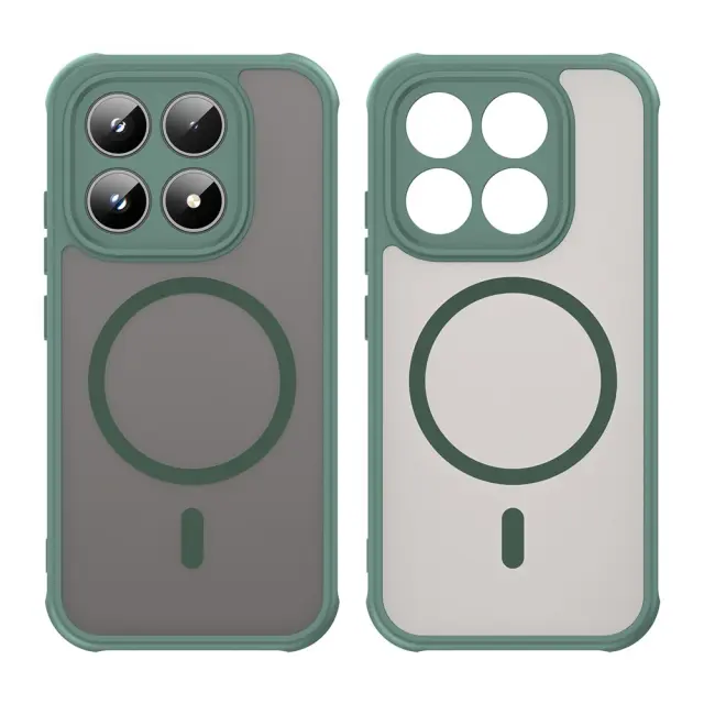 Techsuit® HaloFrost II MagSafe Θήκη για Xiaomi 17- Green. 3