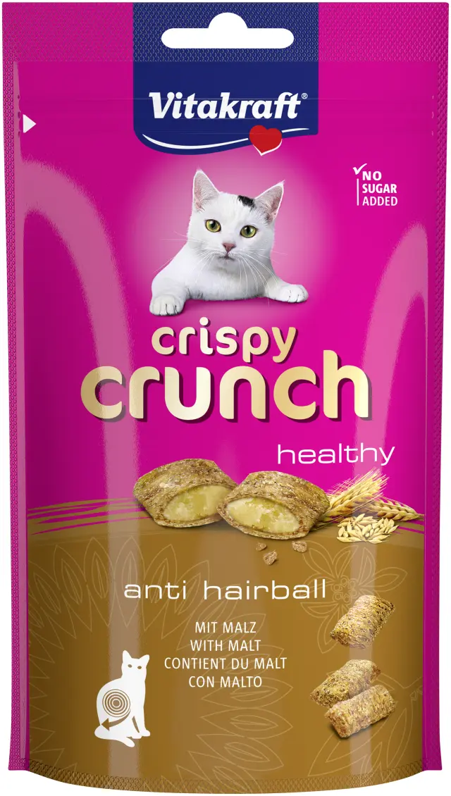 Vitakraft - Crispy Crunch with malt - anti hairball - Pet Supplies