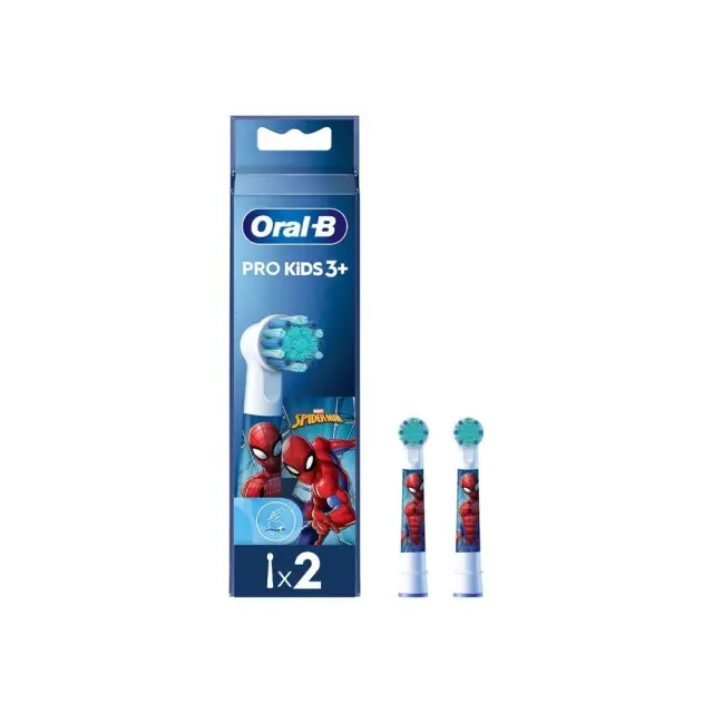 Oral-B Aνταλλακτικά Stages Power Kids Spiderman για Hλεκτρική Oδοντόβουρτσα 2 Tεμάχια