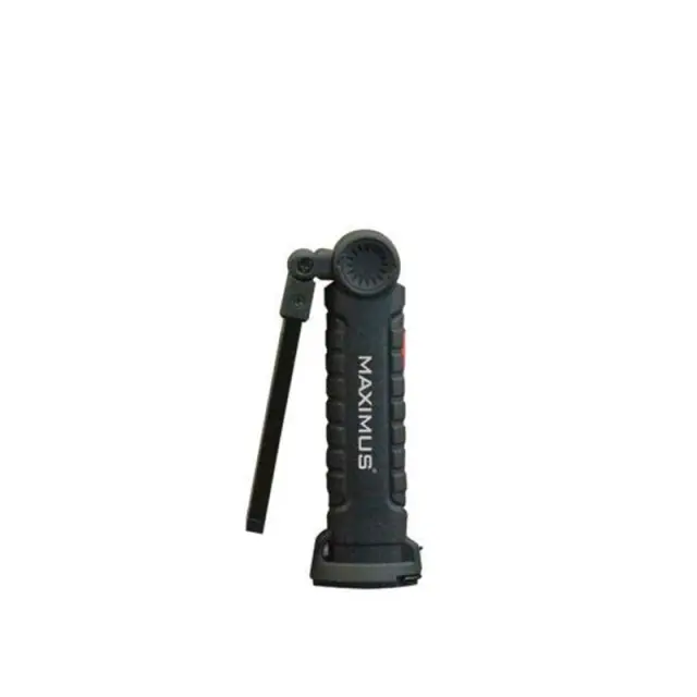 Επαναφορτιζόμενος Φακός Εργασίας Duracell Maximus 3+1 Watt IP20 290 Lumens/Απόσταση 19m/Διάρκεια: 7h Μαύρος 3