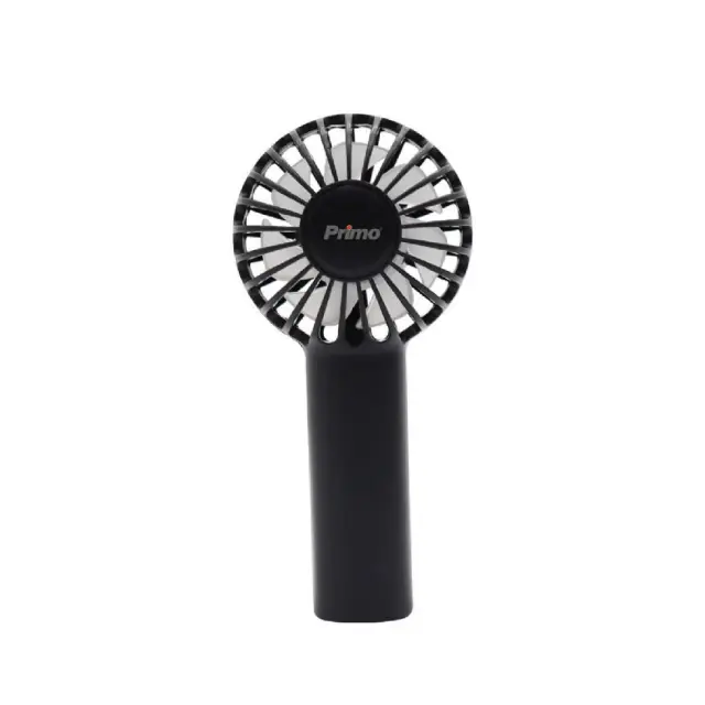 Ανεμιστήρας Mini Χειρός PRMF-80690 2.5'' 6cm Μαύρος με USB Επαναφορτιζόμενος PRIMO