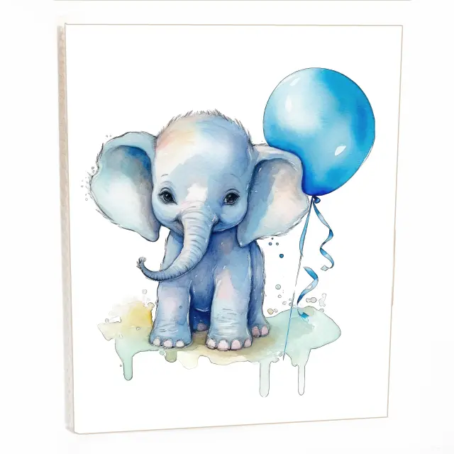 Άλμπουμ pocket με θήκες για 40 φωτογραφίες 15Χ21 blue elephant 04