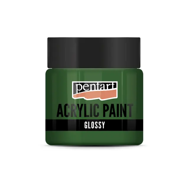 Χρώμα ακρυλικό Glossy (Γυαλιστερό) 50ml Pentart, Πράσινο