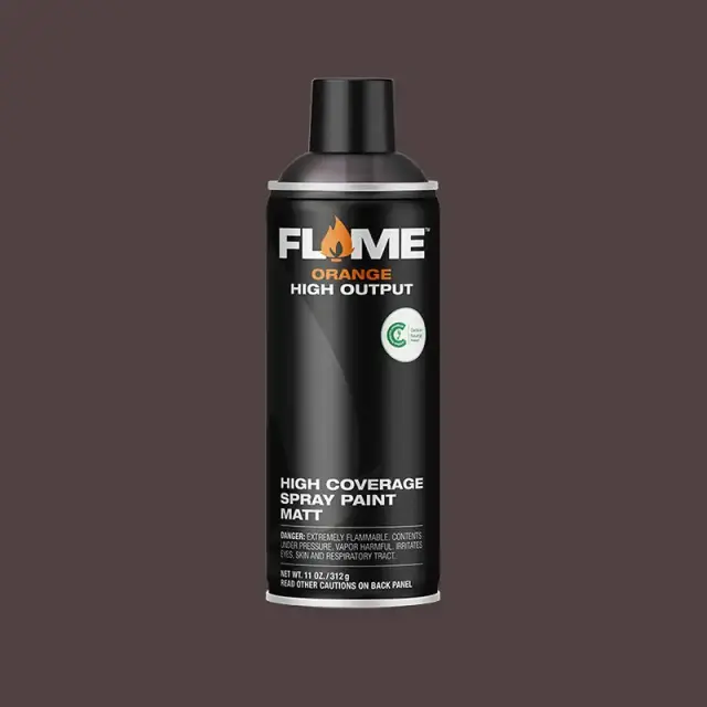 Flame Orange Spray Paint 400ml FO-323 Aubergine dark