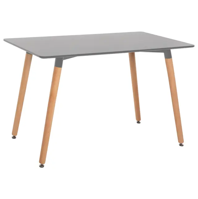 ΤΡΑΠΕΖΙ FB98581.02 ΓΚΡΙ MDF-ΠΟΔΙΑ ΟΞΙΑ ΣΕ ΦΥΣΙΚΟ ΧΡΩΜΑ- 120Χ60X74Υεκ.
