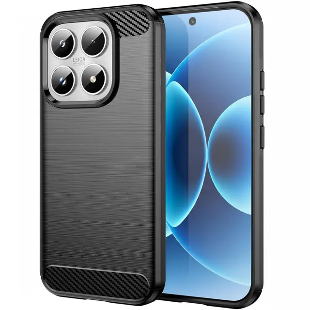 Techsuit - Carbon Silicone - Xiaomi 17 - Black