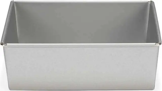 Patisse Ταψί Τετράγωνο από Ατσάλι Silver-Top 21x21 cm 0,60mm Ασημί