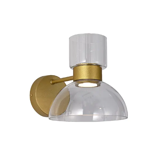 ΦΩΤΙΣΤΙΚΟ ΤΟΙΧΟΥ ACA HM25045GD ΧΡΥΣΟ ΔΙΑΦΑΝΕΣ LED 10W 3000K IP20 L20XW30XH25CM / HM25045GD