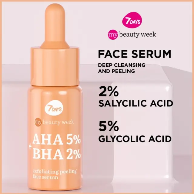7Days Mb Korean Serum AHA BHA Peeling Ορός Προσώπου για Απολέπιση 20ml 2