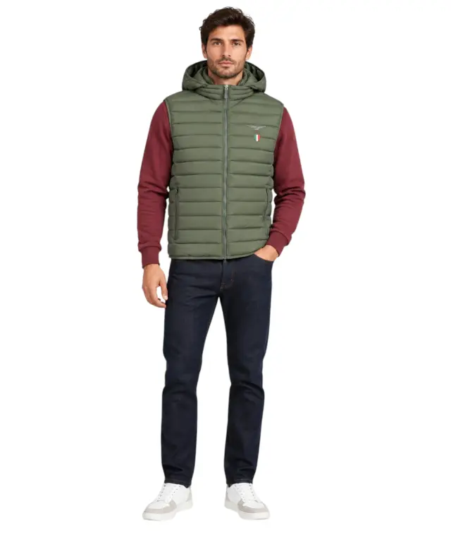 Accademia Militare - Ανδρικό Αμάνικο Μπουφάν W6S727-5682-058 Χακί 2