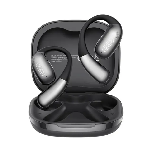 Bluetooth ακουστικά handsfree με τεχνολογία ΑΙ, σε μαύρο χρώμα