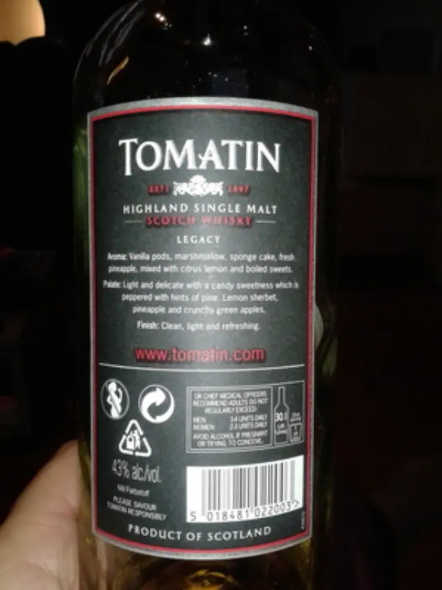 TOMATIN LEGACY 700ml