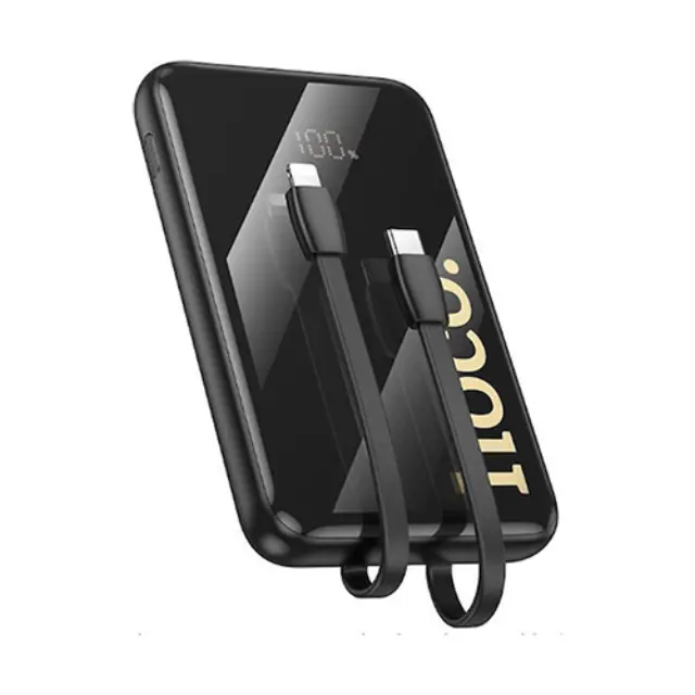 Hoco Q37 Power Bank 10000mAh 22.5W με Θύρα USB-A και Θύρα USB-C Power Delivery / Quick Charge Μαύρο