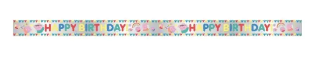 Peppa Pig Foil Banner 6 ft