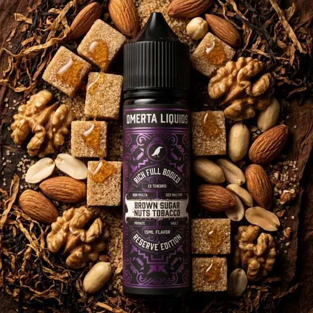 Reserve Brown Sugar Nuts Tobacco 15ml (60ml) - Omerta Flavorshots 2
