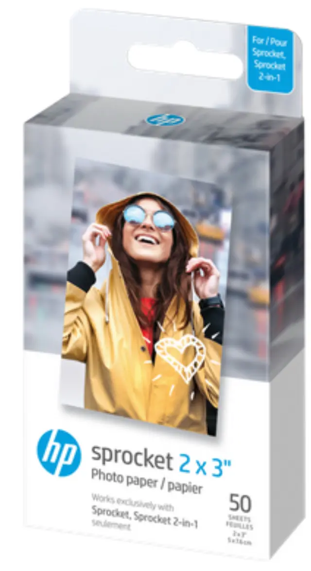 HP - ZiNk Paper Sprocket For LuNa 2x3 - 50 Pack