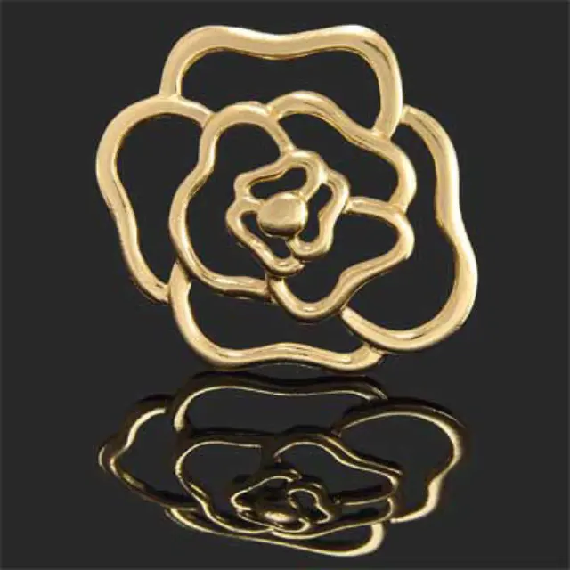 Διακοσμητικό 18K Forever Gold Τριαντάφυλλο 35mm - 1τεμ