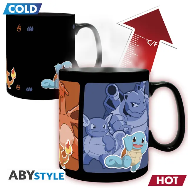 POKEMON Mug Heat Change - Evolve - 460 ml - Fan Shop and Merchandise