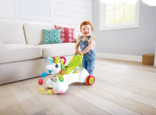 INFANTINO 3 IN 1 SIT, WALK & RIDE UNICORN 2