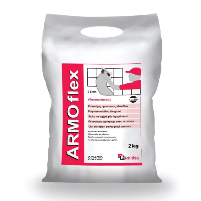 ROMITEC ΑΡΜΟΣΤΟΚΟΣ ΠΛΑΚΙΔΙΩΝ ARMOFLEX 1-5MM ΓΚΡΙ 2KG