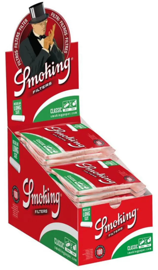 Smoking Φιλτράκια Regular 8mm Long Size 100φ 2