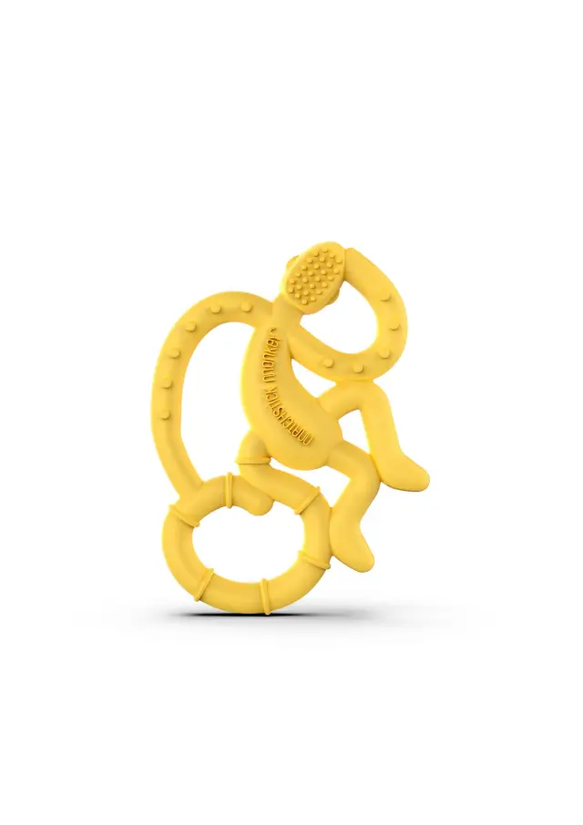 Matchstick Monkey Mini Monkey Teether Yellow CODE: 240306 /EAN 0659436975644 2