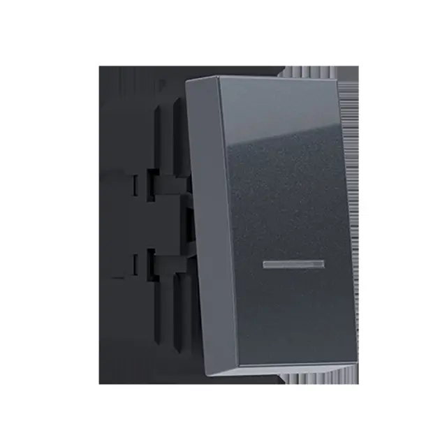 MODYS ΜΠΟΥΤΟΝ ΑΠΛΟ ΑΝΘΡΑΚΙ 1P 10A 250VAC IP20 / 10101312429