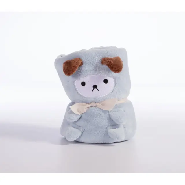 ΒΡΕΦΙΚΗ ΚΟΥΒΕΡΤΑ FLEECE ΑΓΚΑΛΙΑΣ LOVELY SHEEP 80X110 NEF-NEF HOMEWARE, 100% ΠΟΛΥΕΣΤΕΡΑΣ - L.BLUE (038492)