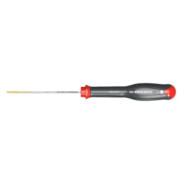 Facom AT2X75 - Κατσαβίδι Ίσιο Protwist με εγκοπή και φρεζαρισμένη κεφαλή, 2X75 mm