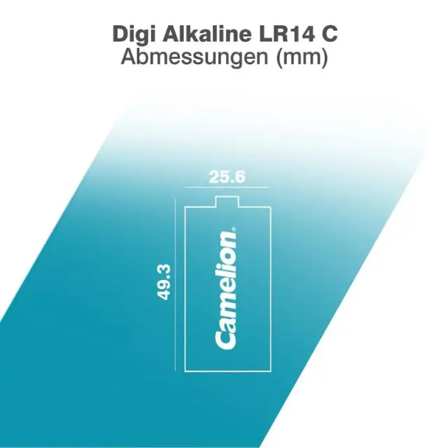 Camelion LR14-BP2DG DIGI – Ενισχυμένες Αλκαλικές Μπαταρίες C 1,5V (2 τμχ) 3