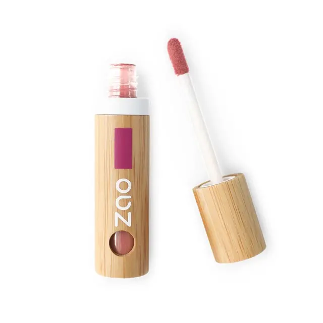 Zao Organic Lip Ink – Βιολογικό Υγρό Ματ Κραγιόν Μεγάλης Διάρκειας - 444 Coral Pink